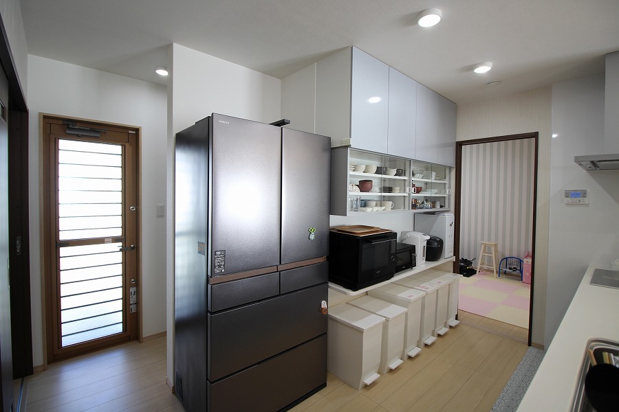 こだわって造作したカップボード